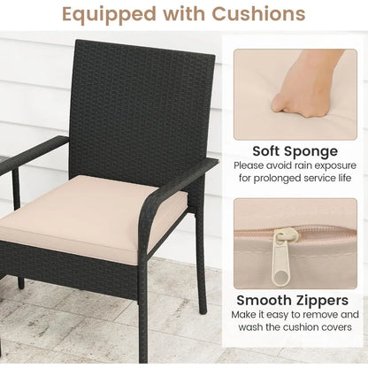 3 Pieces Patio Furniture Set
