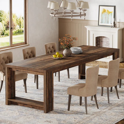 Modern  86.61-Inch Dining Table