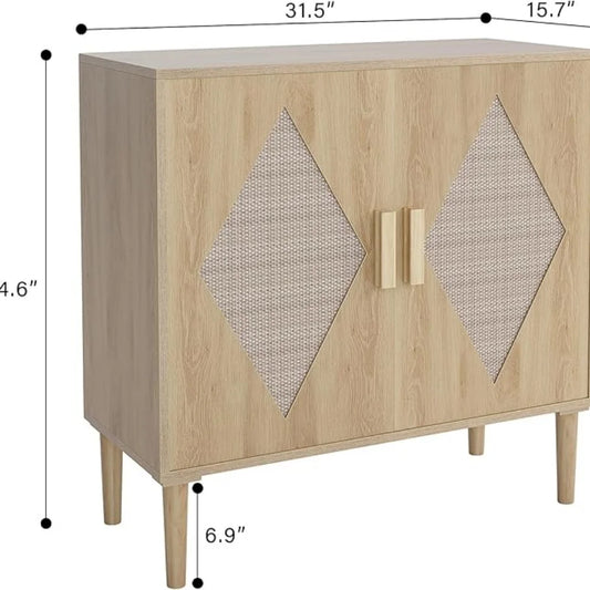 Modern Rattan Sideboard