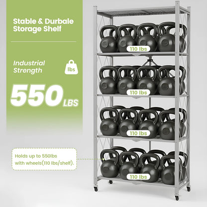 5-Tier Storage Shelf Organizer