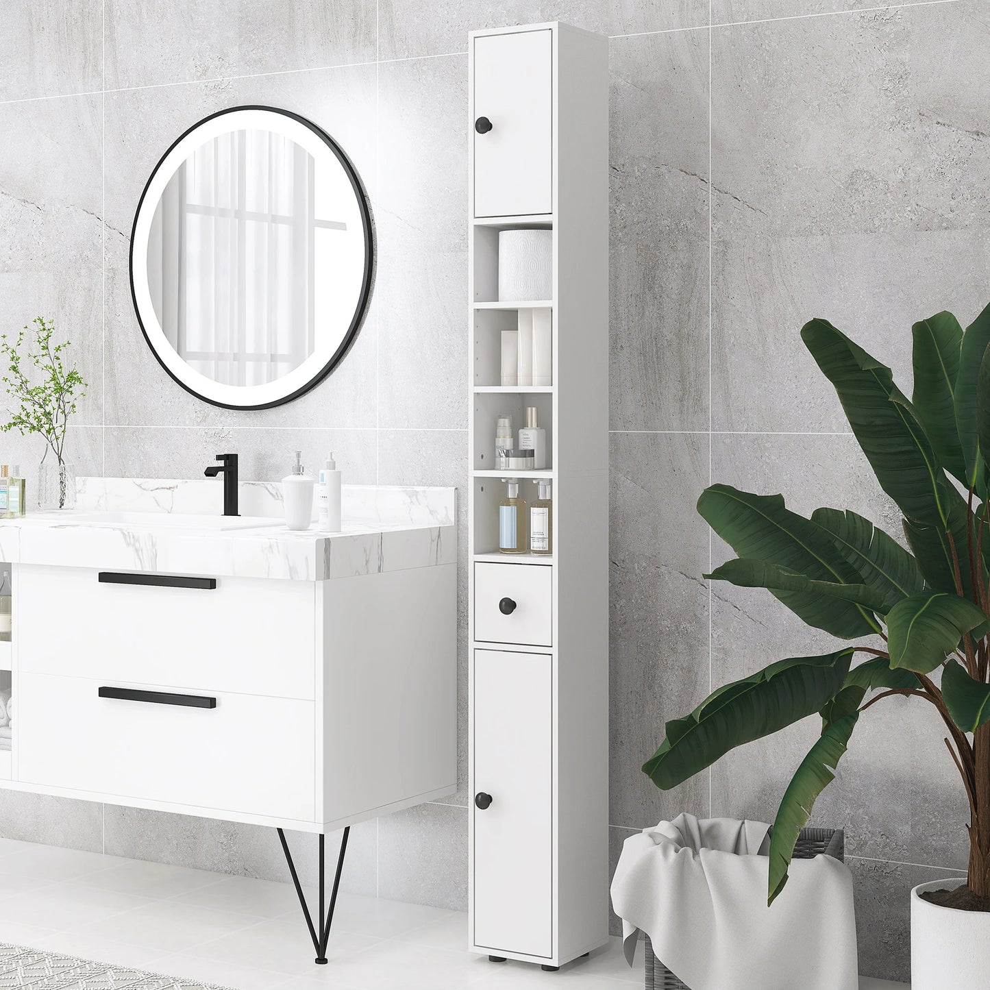 Tall Narrow Storage Cabinet
