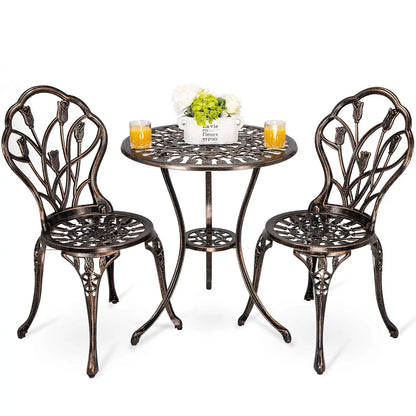 3pc Cast Iron Bistro Set