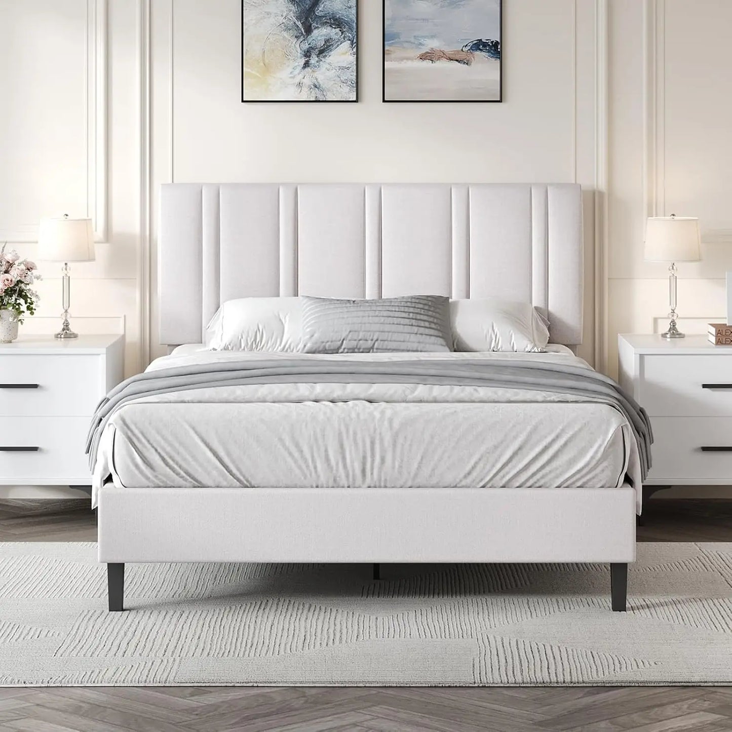 Upholstered Platform Bed Frame