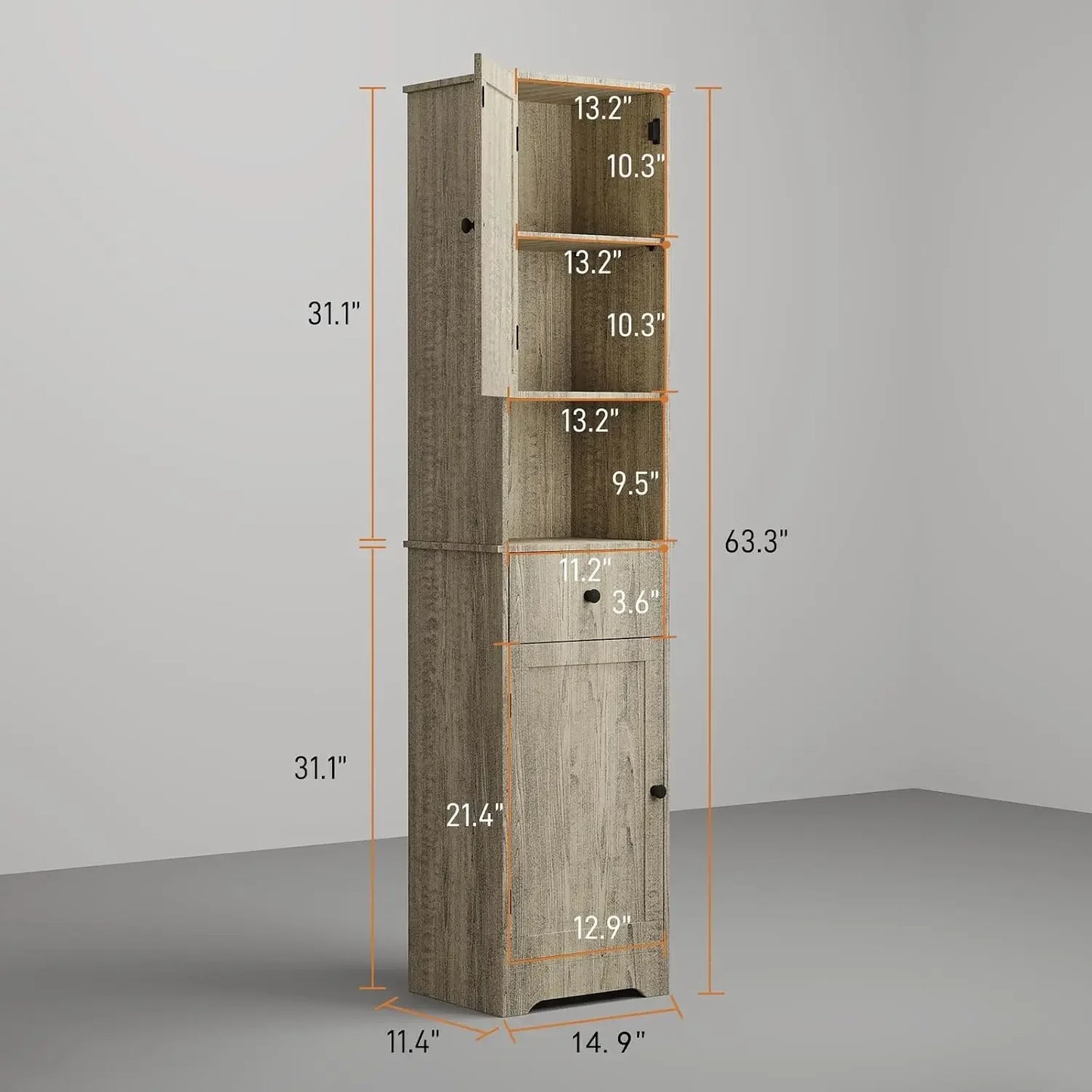Tall Storage  Cabinet