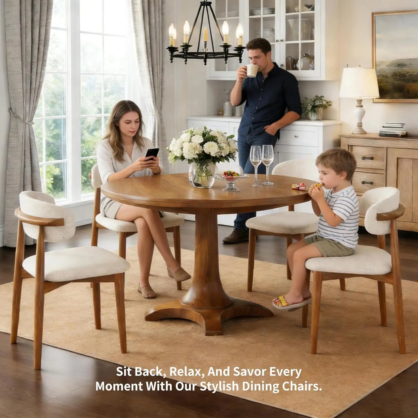 Set of 8 Modern Dining Chairs
