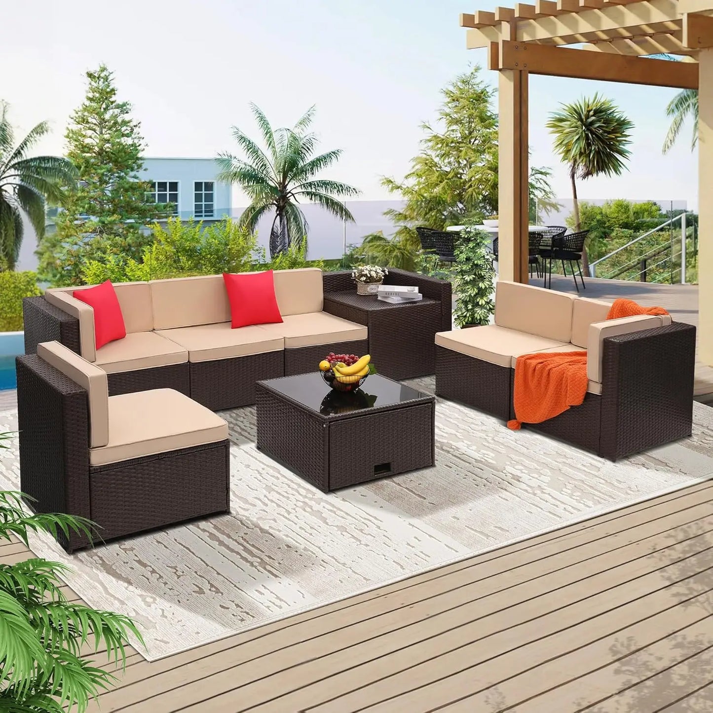 8-Piece Patio Furniture Set