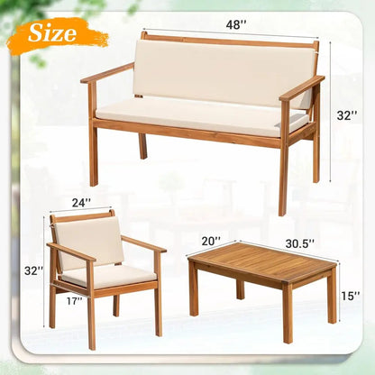 4 Piece Bistro Set