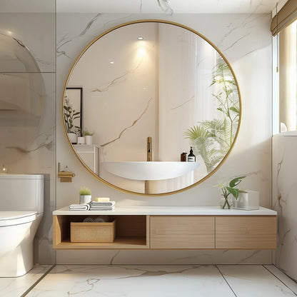 20 - 30 Inch Large Round Vanity Mirror