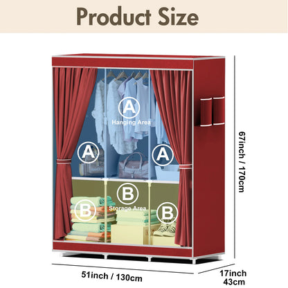 Portable Closet Wardrobe Organizer