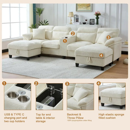 Modern Oversized Sofa