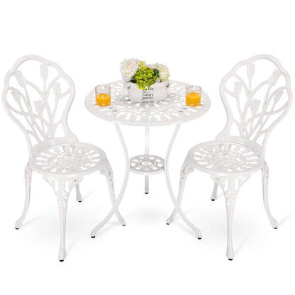 3pc Cast Iron Bistro Set