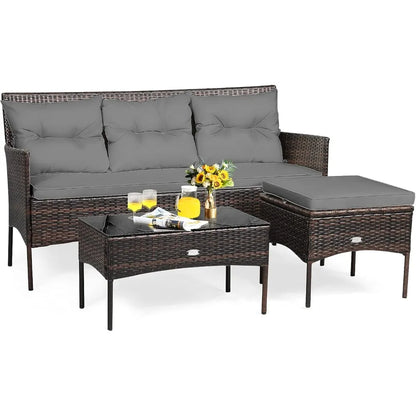 Outdoor Patio Furniture Set with Table