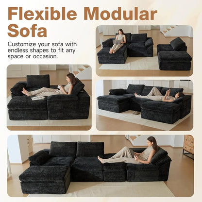 Boneless Modular Sectional Sofa