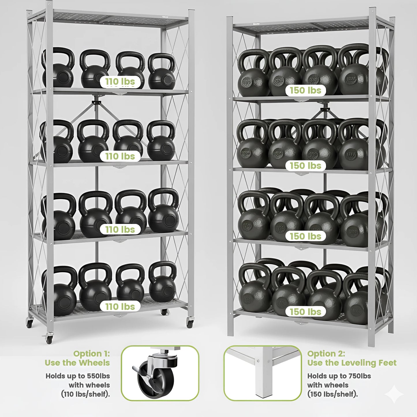 5-Tier Storage Shelf Organizer