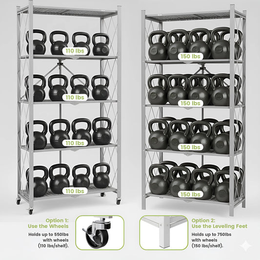 5-Tier Storage Shelf Organizer