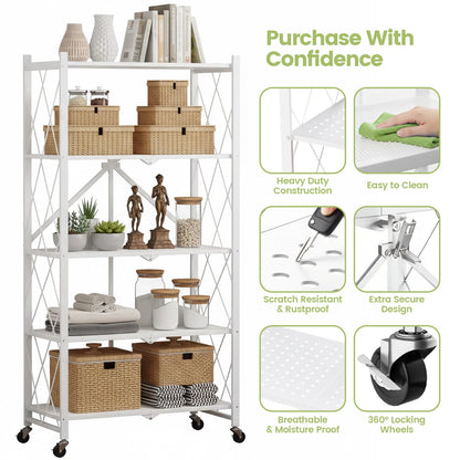 5-Tier Storage Shelf Organizer