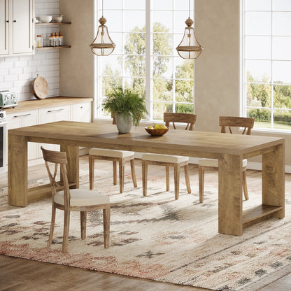Modern  86.61-Inch Dining Table