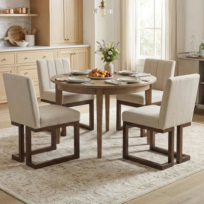2 PCS Wooden Dining Chairs