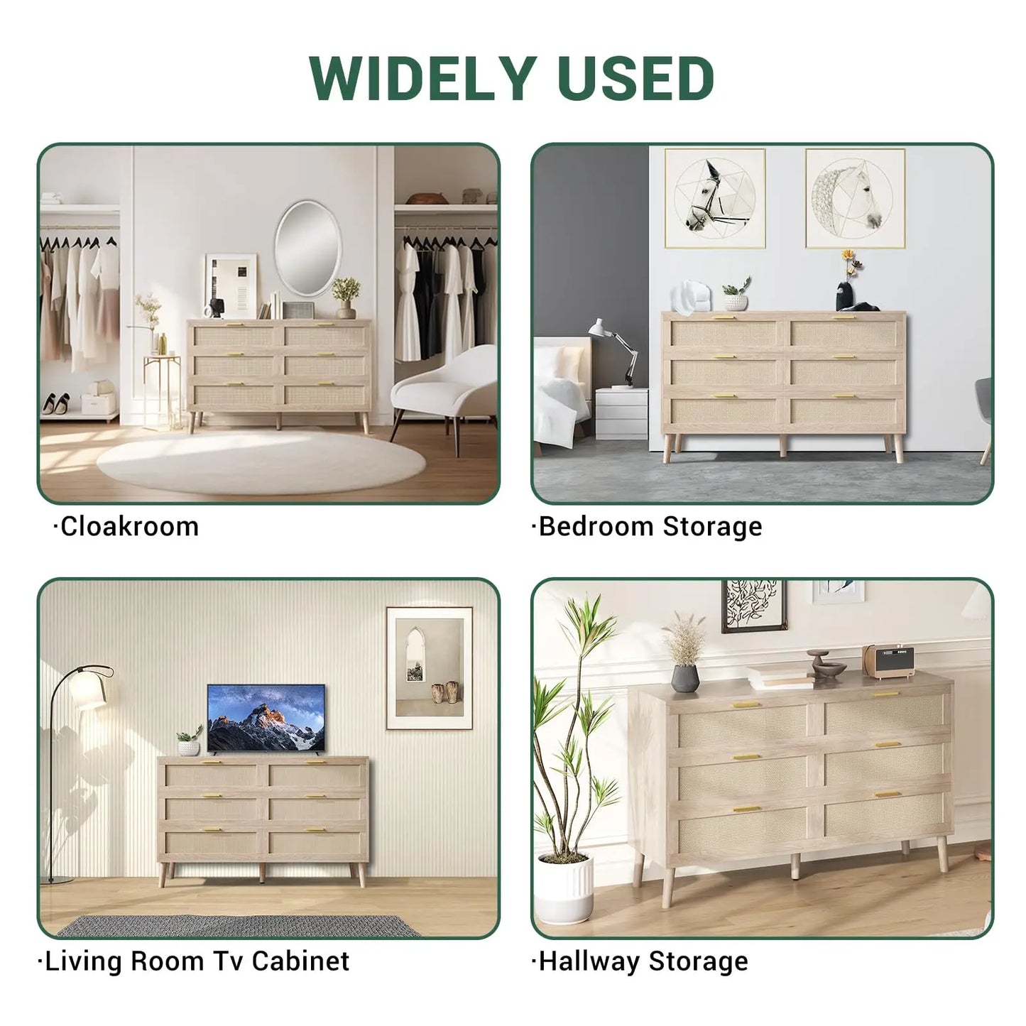 Rattan Dresser