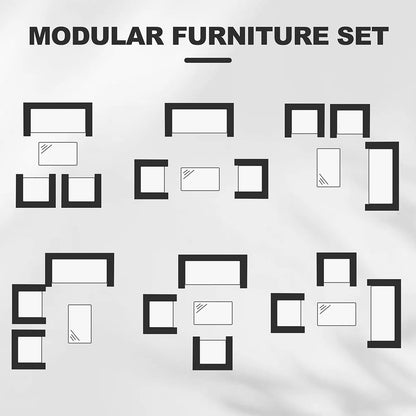 4-Piece  Rattan Patio Set