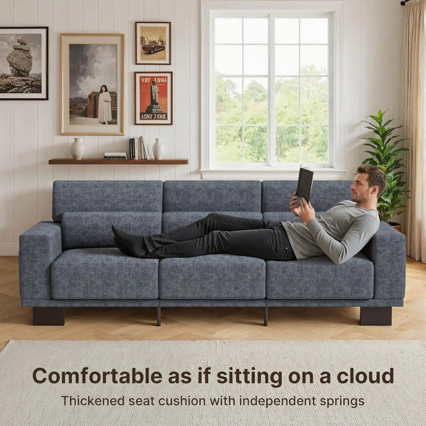 89" Modern Sofa