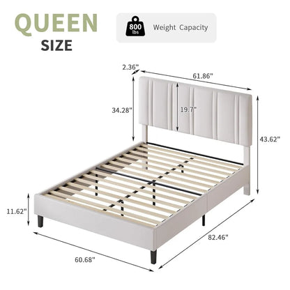 Upholstered Platform Bed Frame