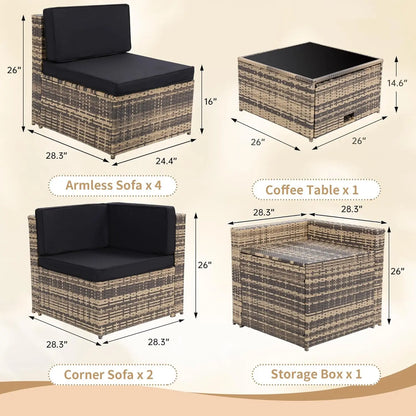 8-Piece Patio Furniture Set