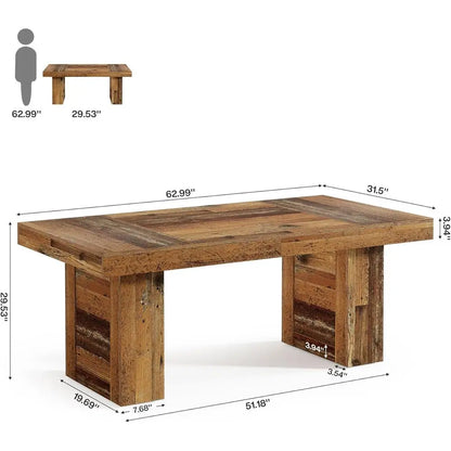 63" Executive Desk