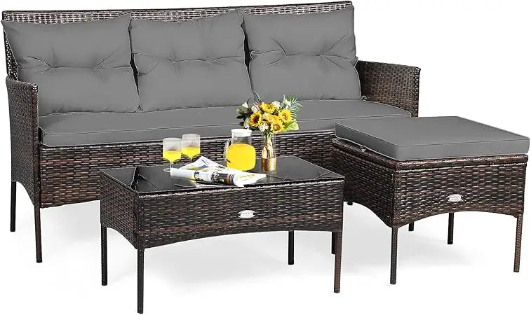 Outdoor Patio Furniture Set with Table