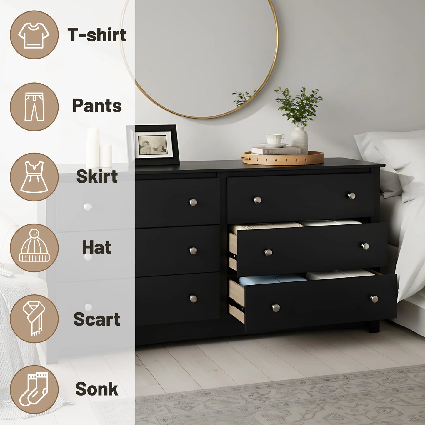 Wood Dresser