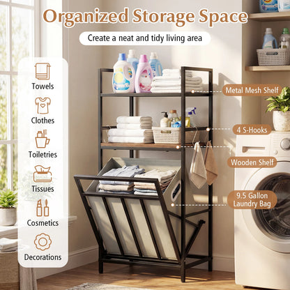2 Tier Laundry Hamper