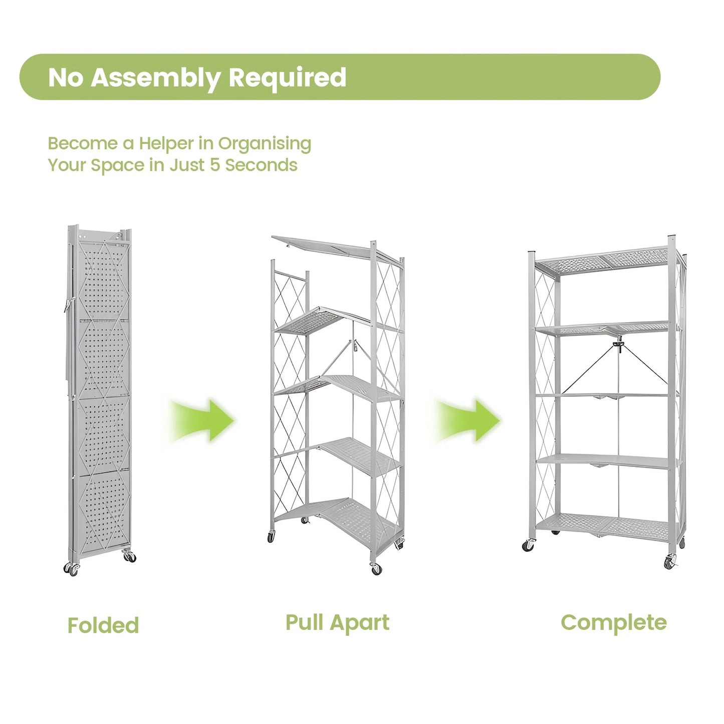 5-Tier Storage Shelf Organizer