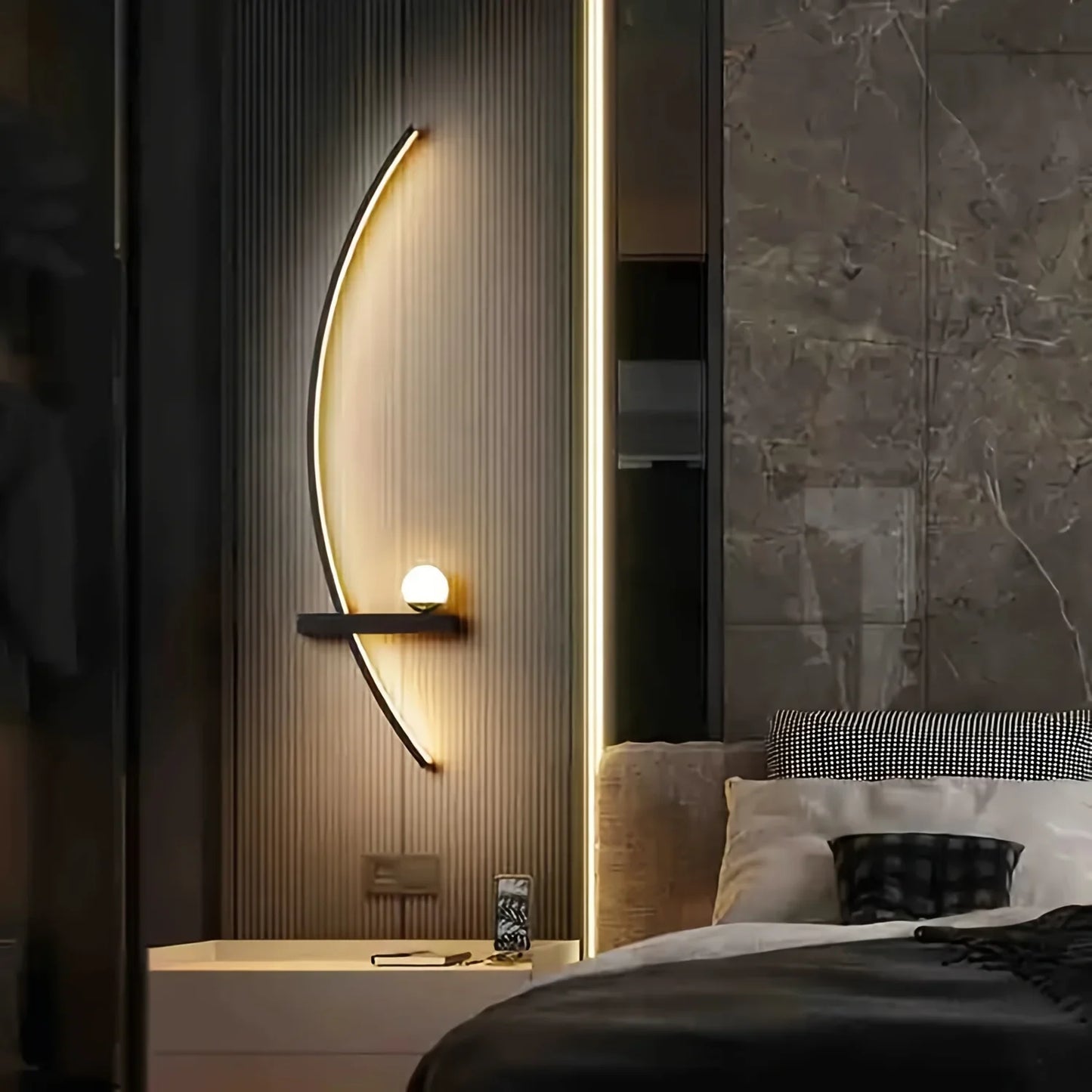 2 Modern Adjustable LED Wall Sconce's