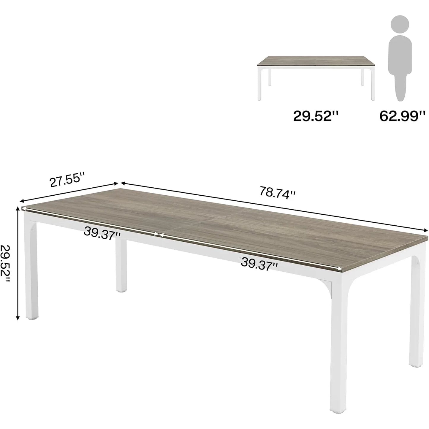 Extra Long Workstation