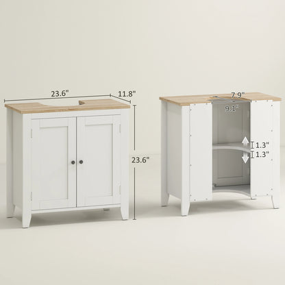 Bathroom Pedestal Sink Storage Cabinet