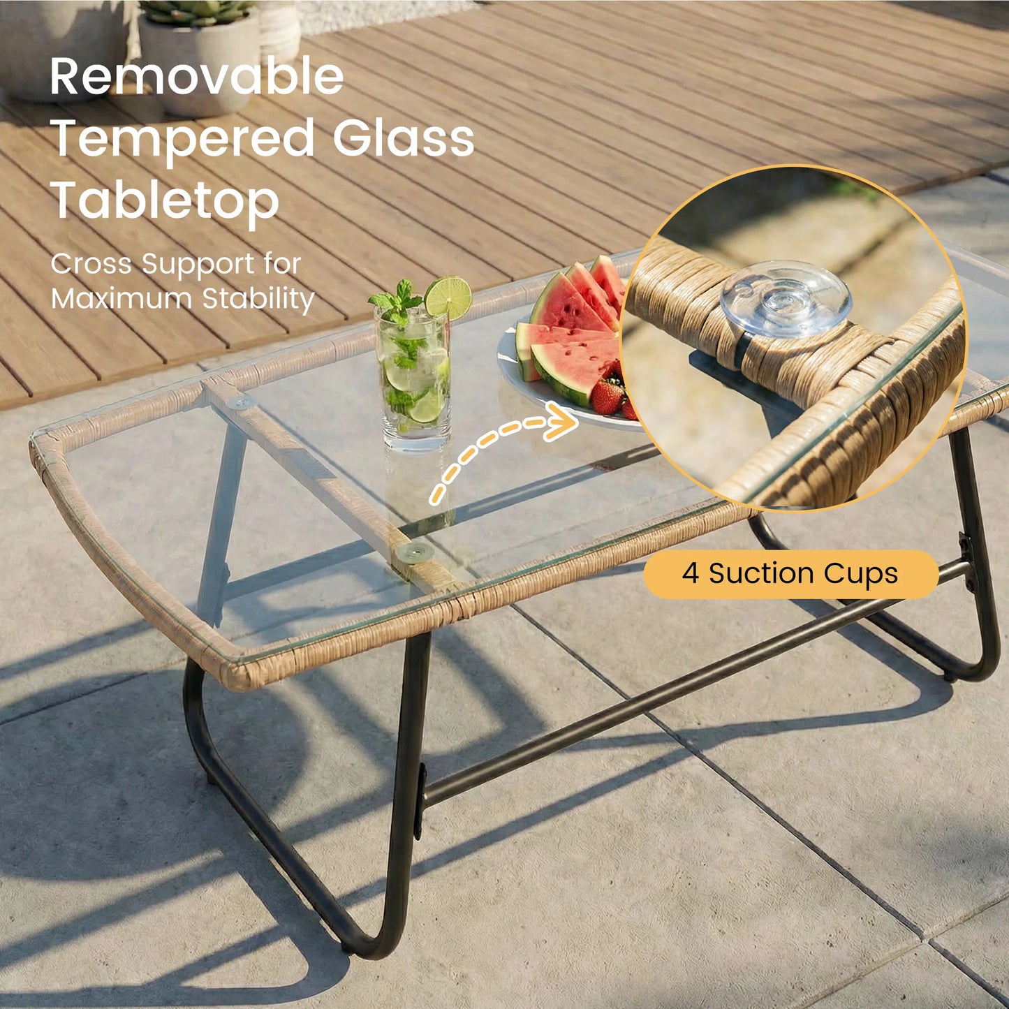 4 Piece Patio Furniture