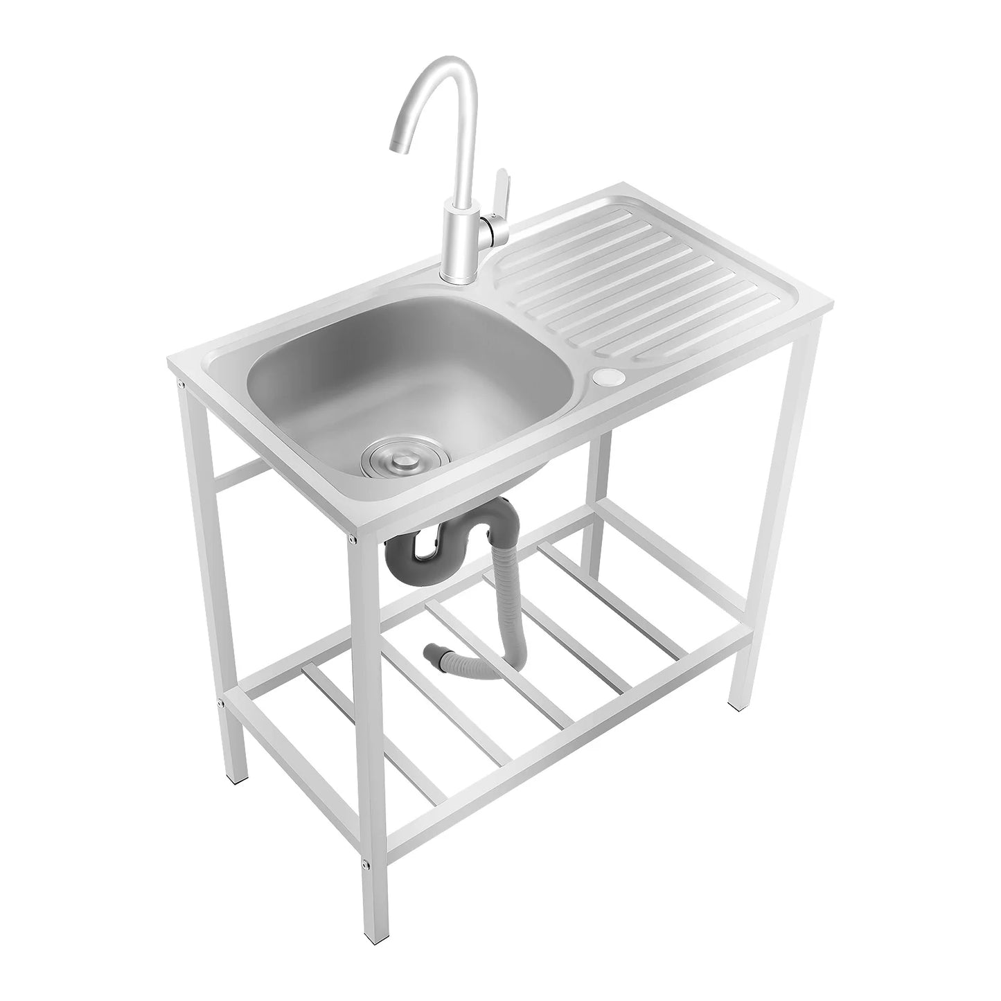 Free Standing Sink with Operation Countertop