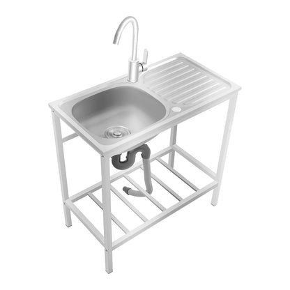 Free Standing Sink with Operation Countertop