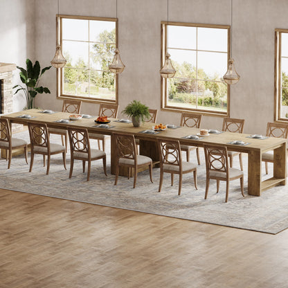 Modern  86.61-Inch Dining Table