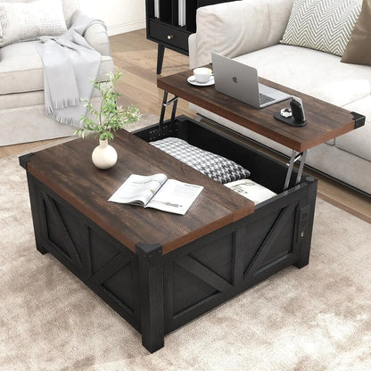 Coffee Table with Storage & Charging