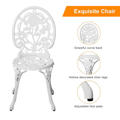 3pc Cast Iron Bistro Set