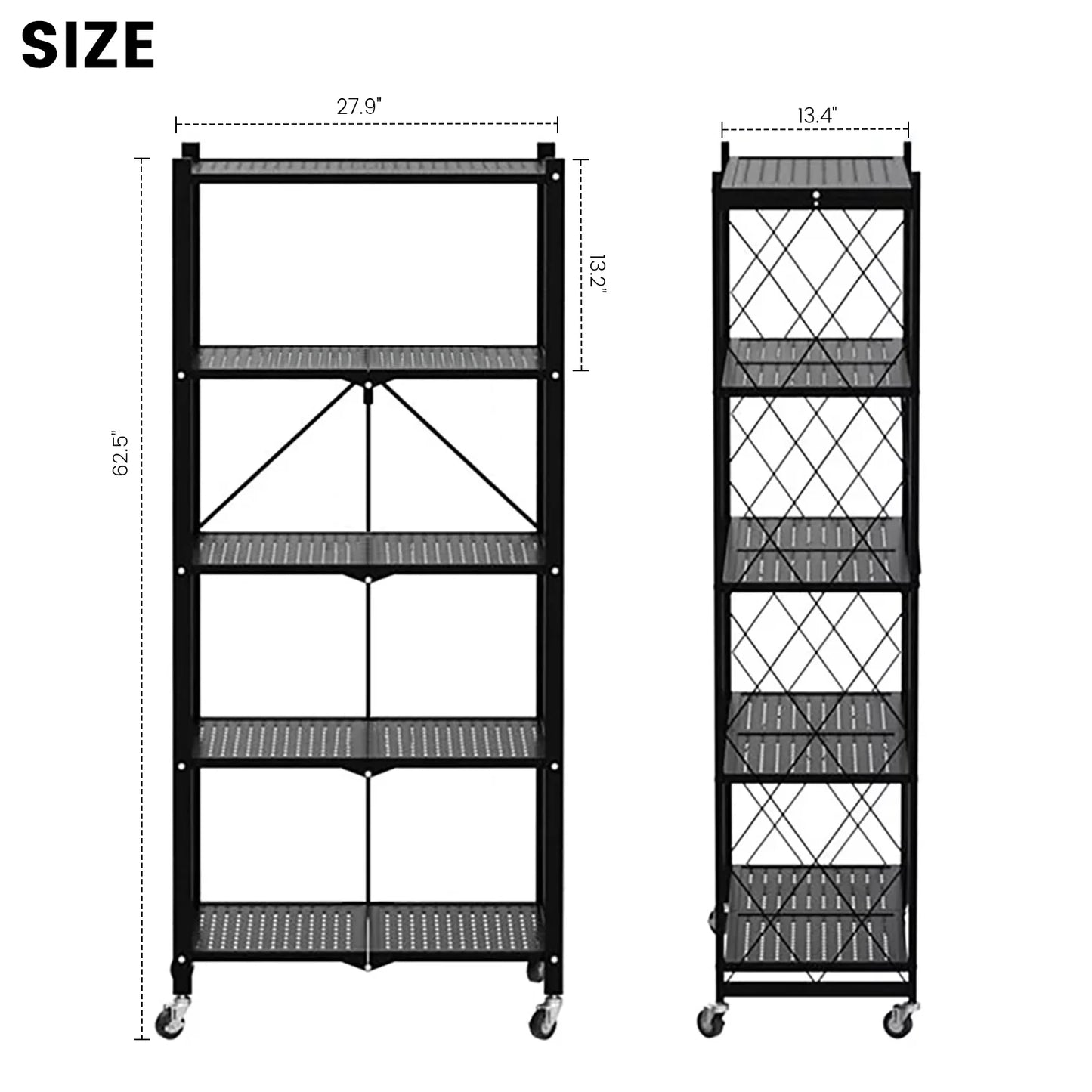 5-Tier Storage Shelf Organizer