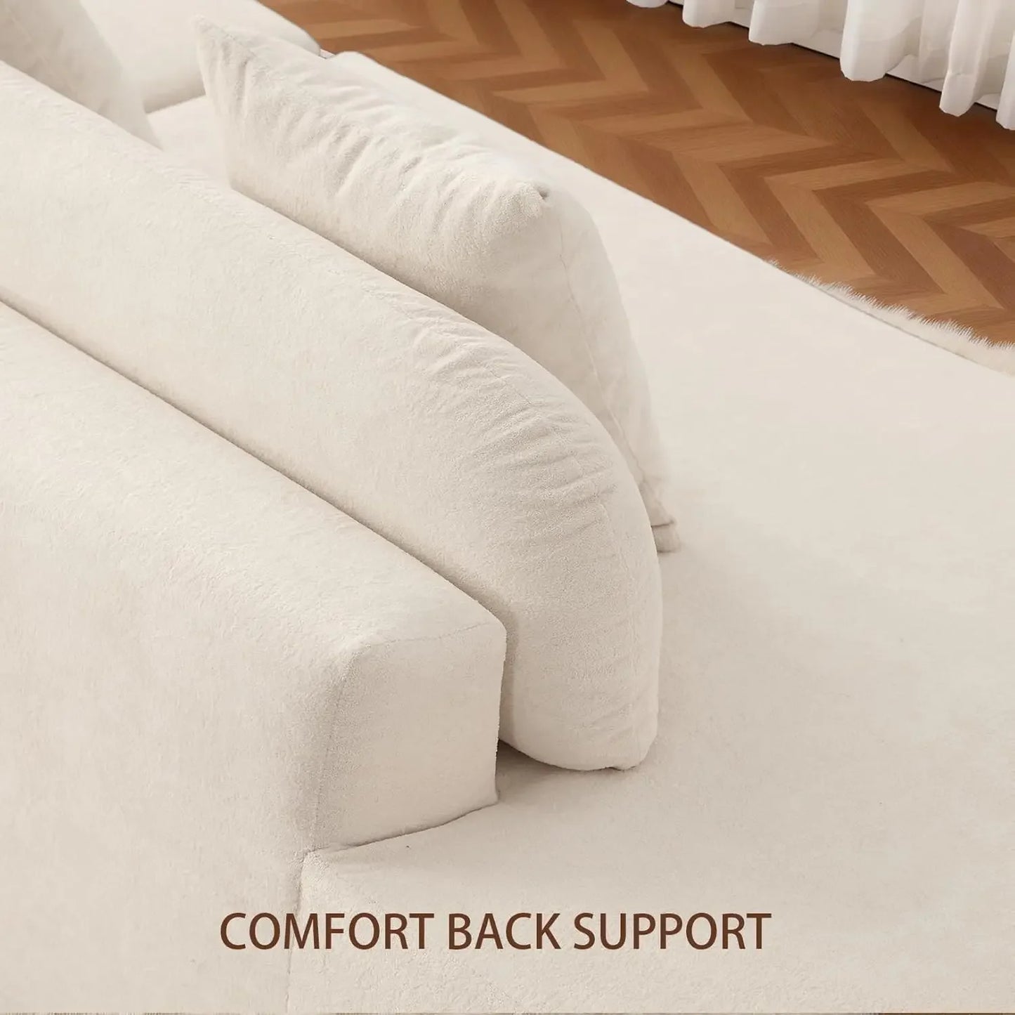 130” Boneless Sectional Sofa