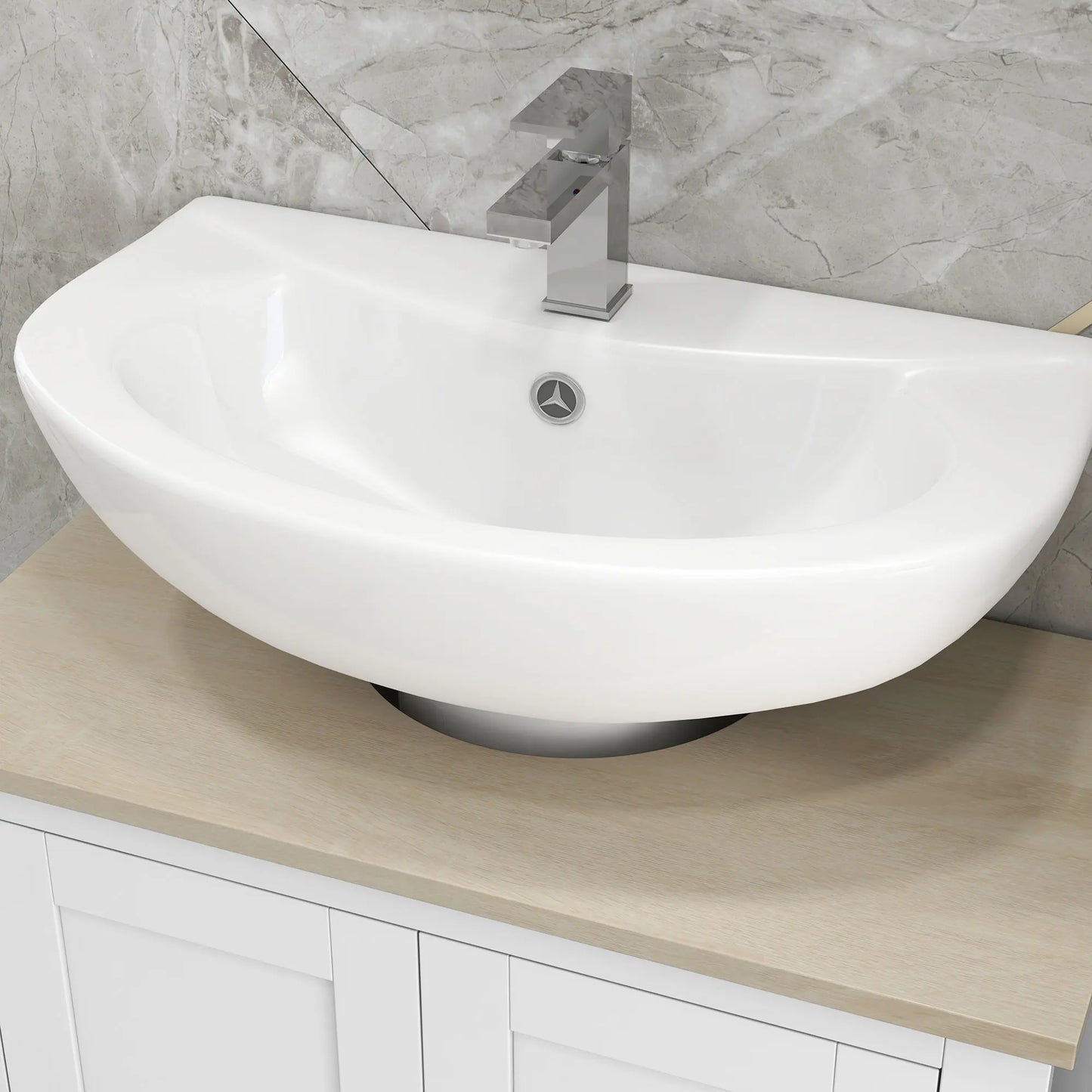 Bathroom Pedestal Sink Storage Cabinet