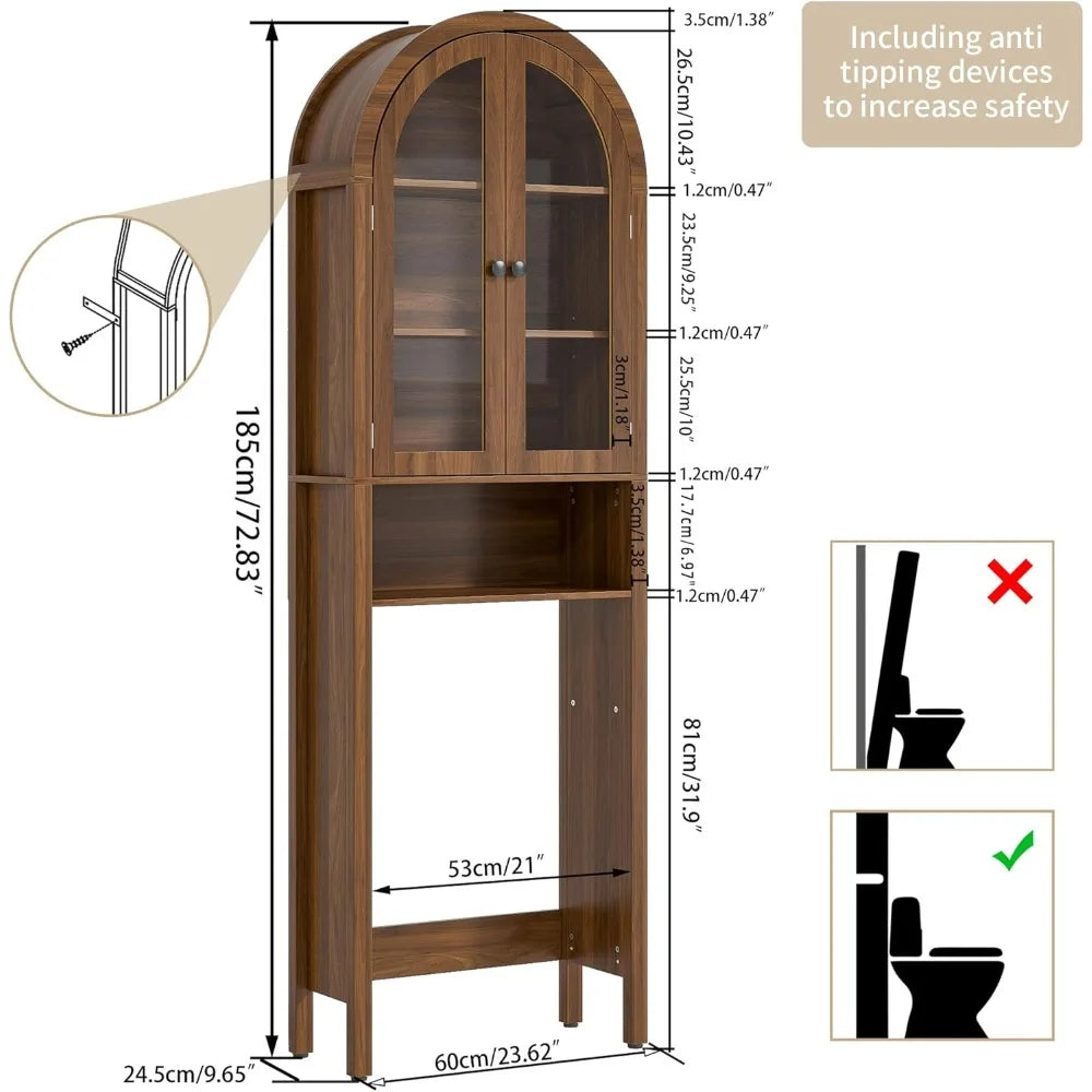 Arched Storage Cabinet