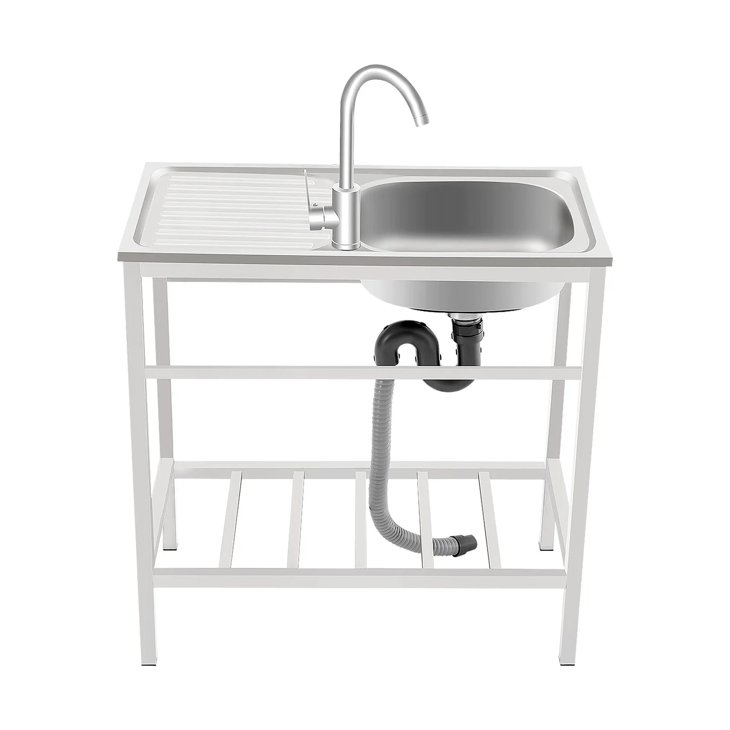 Free Standing Sink with Operation Countertop