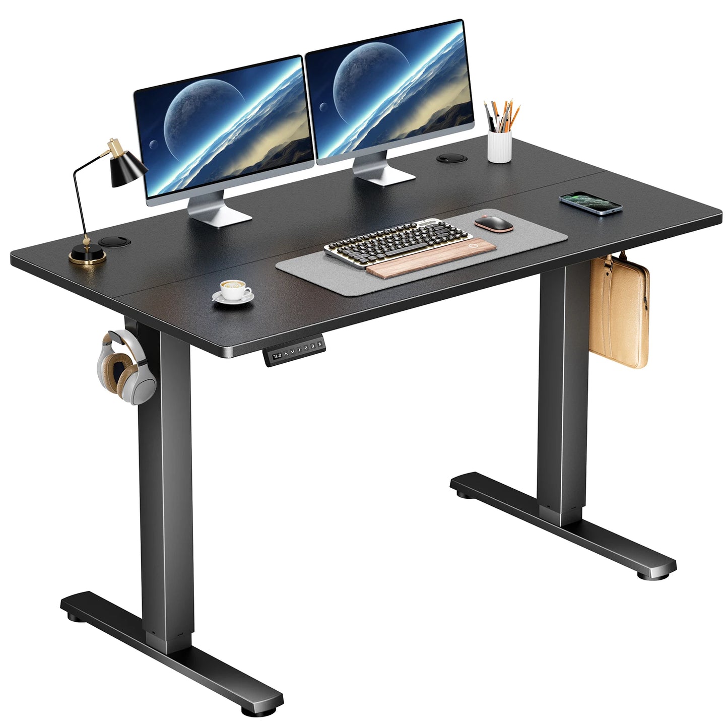 Electric Height Adjustable Ergonomic Standing Computer Desk