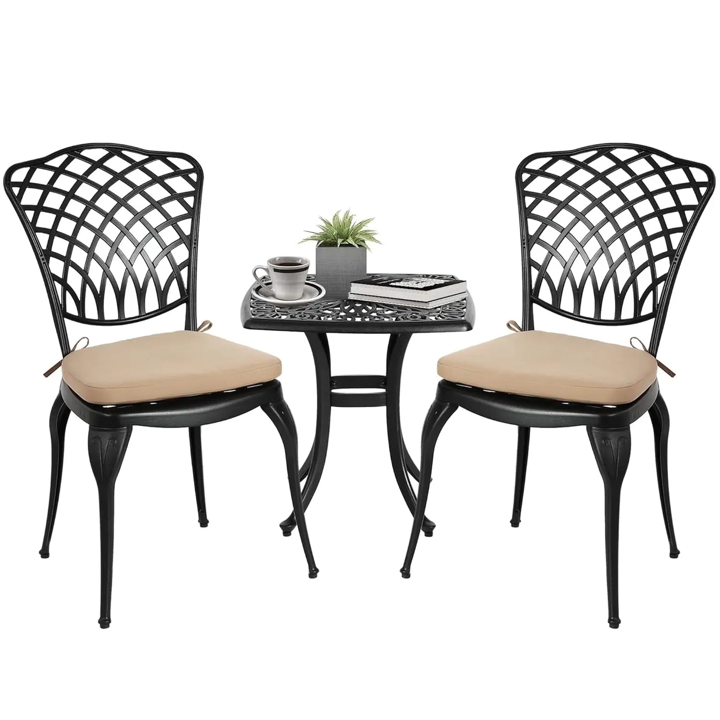 3pc Cast Iron Bistro Set