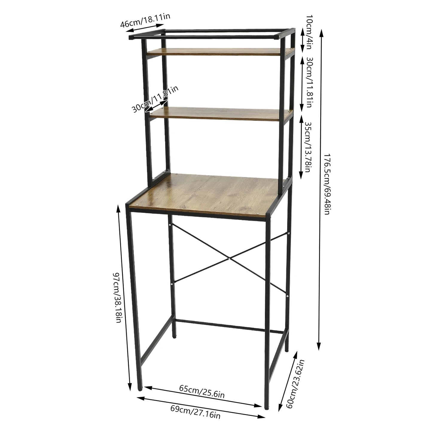 3 Tier Washer & Dryer Storage Shelf