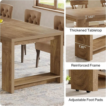 Modern Dining Table for 6